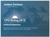 Ardent Partners Announces “CPO Rising 2019: #ValueExpansion” Report Publication
