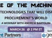 Rise of the Machines: The Five Technologies That Will Disrupt Procurement’s World