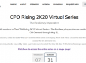 CPO Rising 2K20 – The Resiliency Imperative… So, Now What?