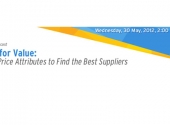 Sourcing for Value: Using Non-Price Attributes to Find the Best Suppliers