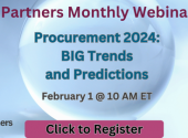 NEW WEBINAR — Procurement 2024: BIG Trends & Predictions
