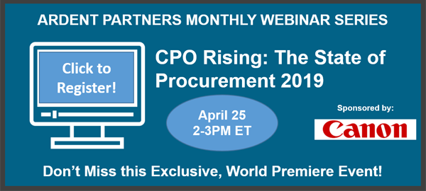 CPO Rising 2019: #ValueExpansion — A New Webinar from Ardent Partners