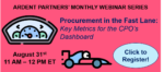 Procurement in the Fast Lane: Key Metrics for the CPO’s Dashboard