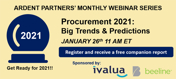 Join Us for Our Annual Procurement BIG Trends and Predictions Webinar (Jan 26)