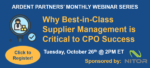 Why Best-in-Class Supplier Management is Critical to CPO Success