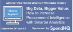 NEW WEBINAR – Five Strategies to Increase Procurement Intelligence (and Performance)