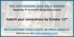 LAST CHANCE – Submit Nominations for the CPO Honors Awards