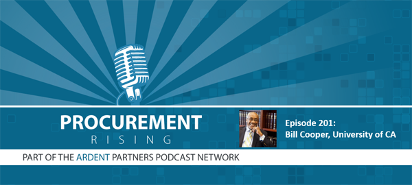 Procurement Rising Podcast – Bill Cooper, University of California