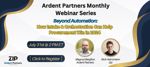 NEW WEBINAR: Beyond Automation: How Intake & Orchestration Can Help Procurement Win in 2024