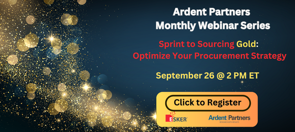 NEW WEBINAR: Sprint to Sourcing Gold: Optimize Your Procurement Strategy