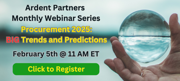 NEW WEBINAR: Procurement 2025: BIG Trends and Predictions