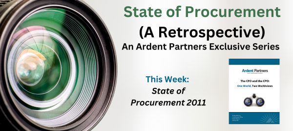 State of Procurement (A Retrospective): Insights from the 2011 Agenda