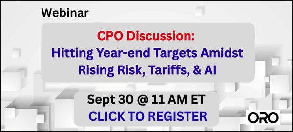 NEW WEBINAR: CPO Discussion — Hitting Year-end Targets Amidst Rising Risk, Tariffs, & AI