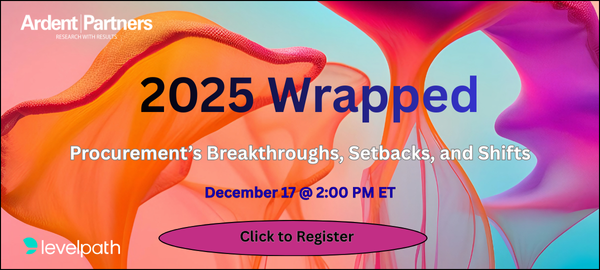 NEW WEBINAR: 2025 Wrapped: Procurement’s Breakthroughs, Setbacks, and Shifts