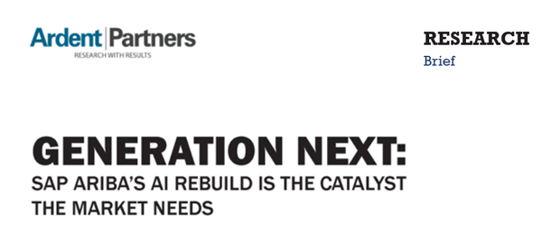 Analyst Insight – Generation Next: SAP Ariba’s AI Rebuild (III)