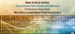 Procurement Predictions 2026 (Part One): Why Procurement Must Think End-to-End