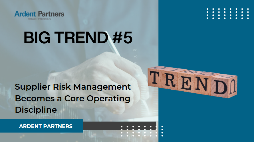 Winning 2026: The CPO 45-Second Briefing – “Supplier Risk Management Becomes a Core Operating Discipline”