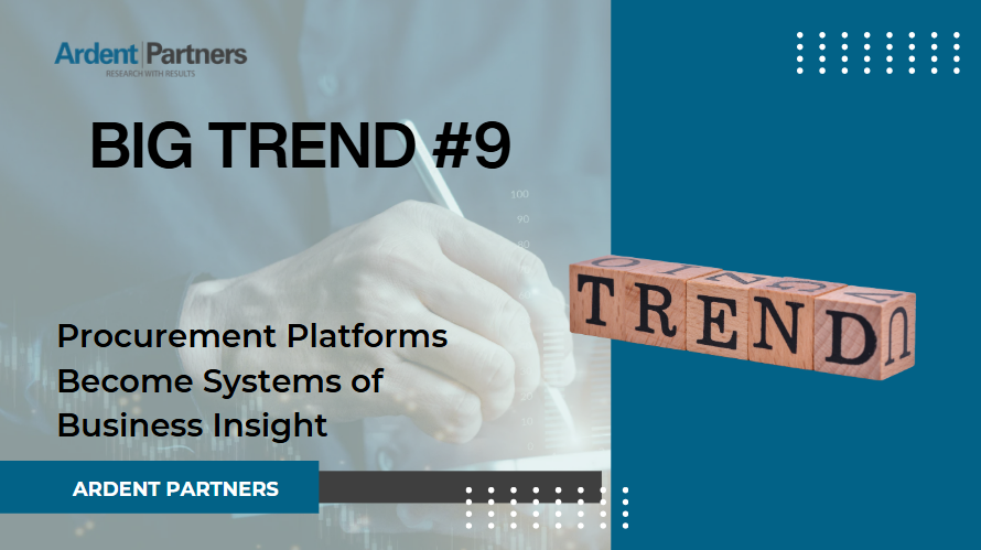 Winning 2026: The CPO 45-Second Briefing – “Procurement Platforms Become Systems of Business Insight”