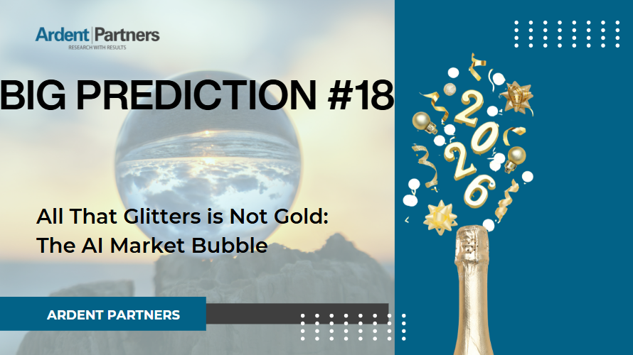 Winning 2026: The CPO 45-Second Briefing – “All that Glitters Is Not Gold: The AI Market Bubble”